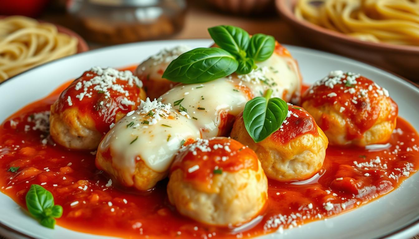 Chicken Parmesan Meatballs