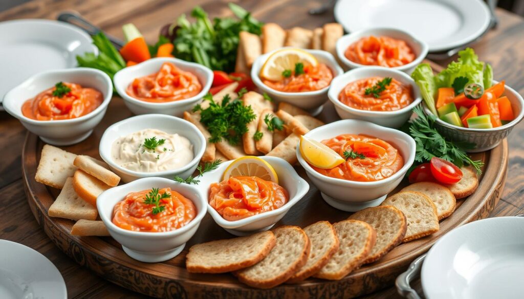 Salmon Appetizers and Dips