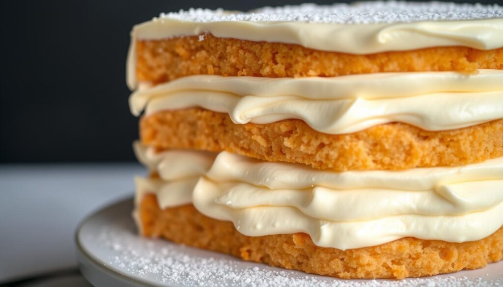 Italian Cream Cake Layer Assembly